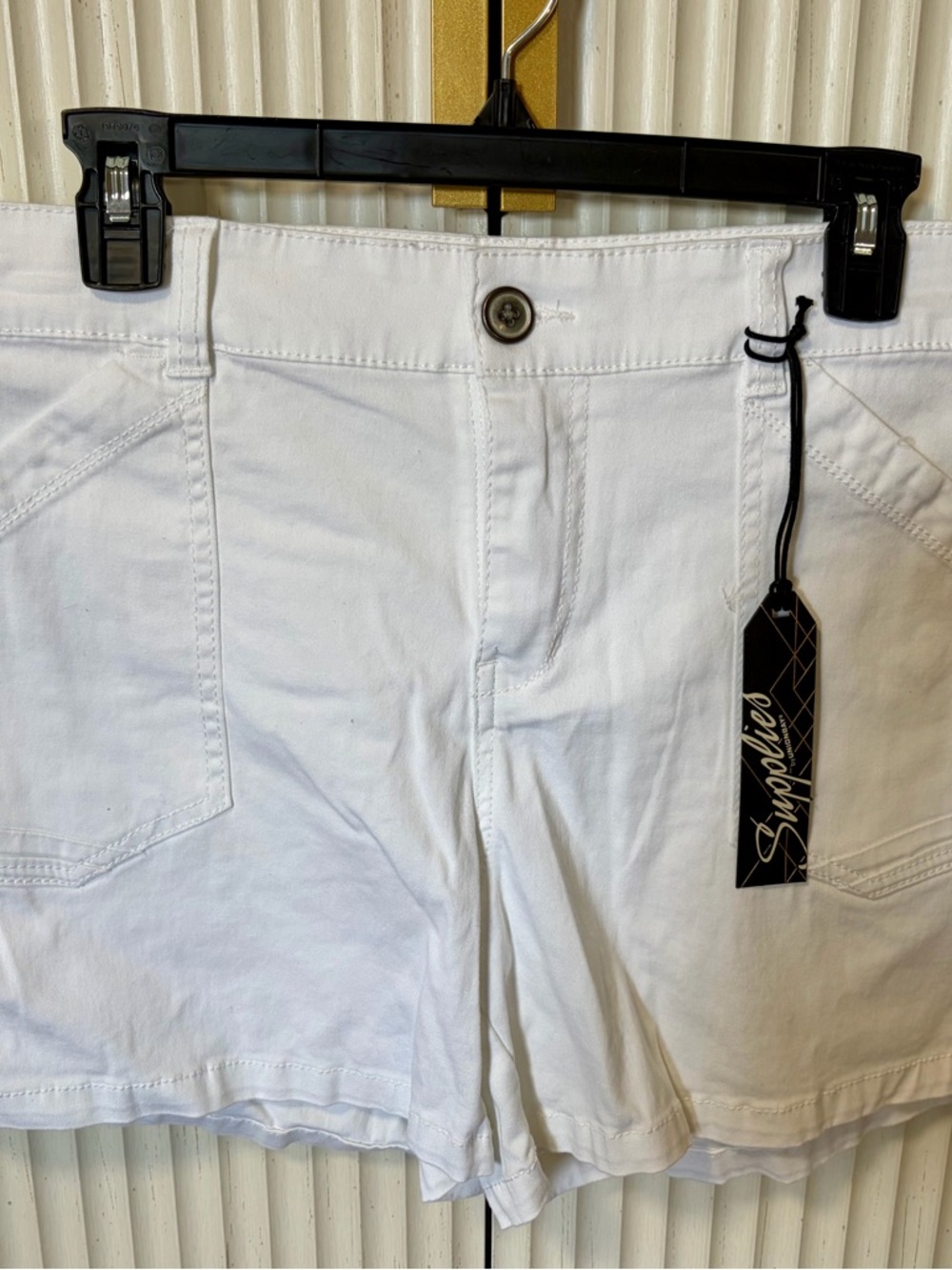 White Women's Cargo Shorts